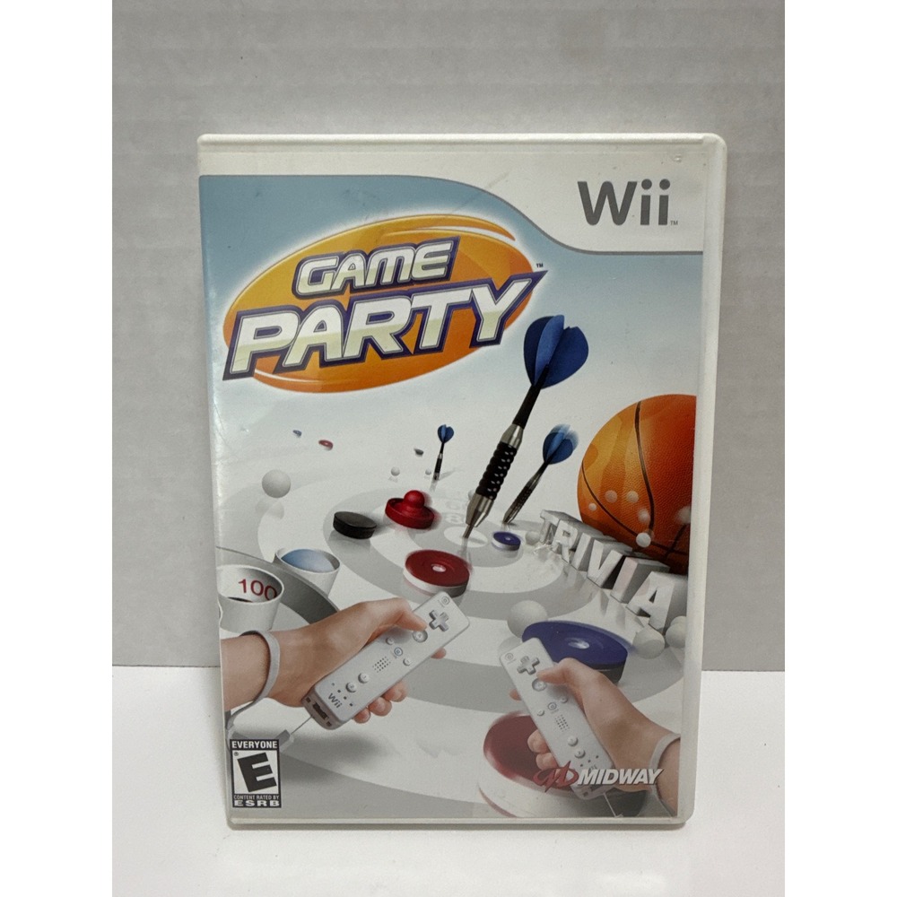 Game Party Nintendo Wii Midway 2007 Arcade Sports Compilation CIB RVL-RGPE-USA